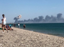 На військовому аеродромі у Криму – вибухи (ВІДЕО)