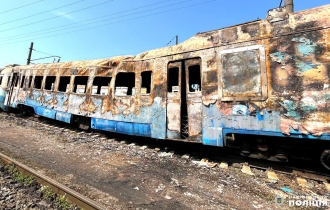 Дизель-поїзд у Здолбунові підпалив 48-річний чоловік (ФОТО)