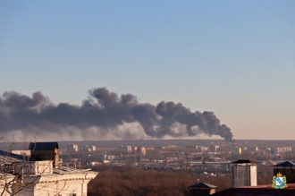 Дрони атакували російський комбінат і аеродром (ВІДЕО)