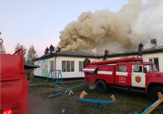 На Поліссі горів дитячий садок 