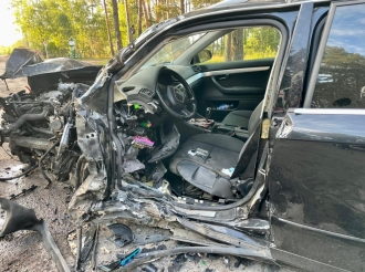 На Рівненщині «Audi» розбилась об дерево (ФОТО)