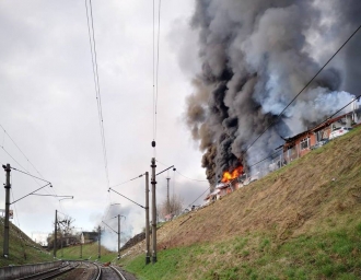 Окупанти били ракетами по залізниці Львова