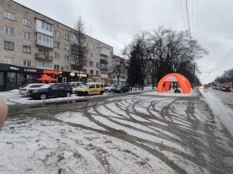 Патрульні змусили підприємців демонтувати намет, який відволікав водіїв