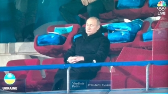  Путін прикинувся, що спить, коли проходила олімпійська команда українських спортсменів