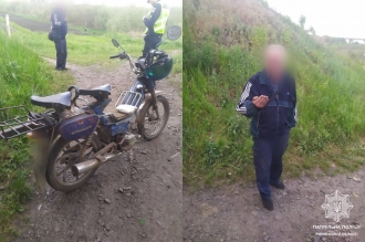 П'яний мотоцикліст втікав у Сарнах від патрульних