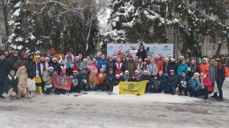 Рівняни бігли у новорічних костюмах (ФОТО)