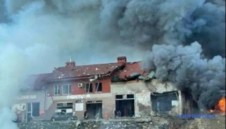 Росія повідомляє, що знищила у Львові склад зі зброєю від США на місяць війни