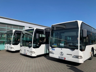 Туристична фірма з Німеччини подарувала Рівненщині 5 автобусів