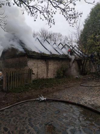 У селі на Дубенщині трапилася пожежа