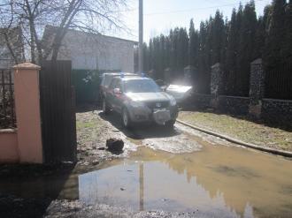 З вулиці Шпудейка знову відкачували воду