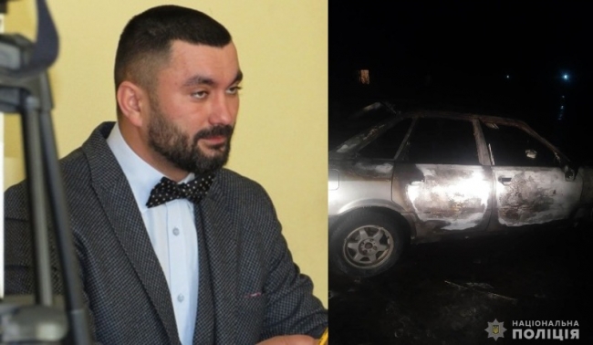 Адвокату та його дружині - депутатці підпалили у Гощі два авто 
