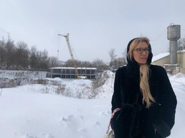 Депутатка Олена Хотенко побувала на місці, де стоятимуть три висотки, і закликала міського голову ветувати рішення міськради про дозвіл на забудову