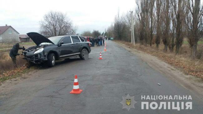 ДТП у Володимирці: «Audi A6» влетів у «Porshe Cayenne»