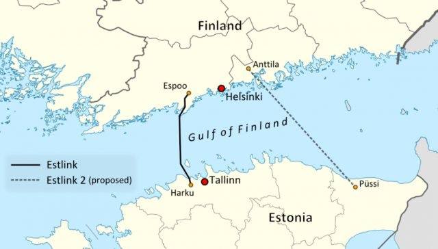 Хтось навмисно перерізав підводний газопровід між Фінляндією та Естонією