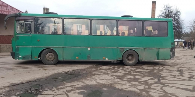 На Костопільщині загорівся автобус 