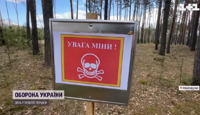На Рівненщині замінували ліси через можливість нападу з Білорусі (ВІДЕО)