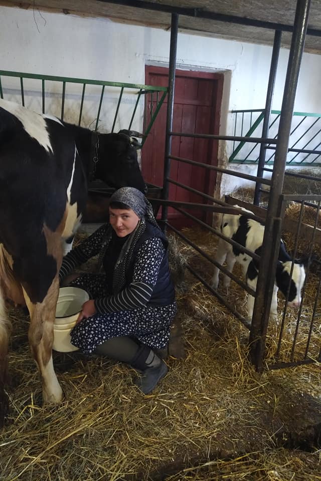 Надія Савченко доїла корів у Гощанському монастирі?