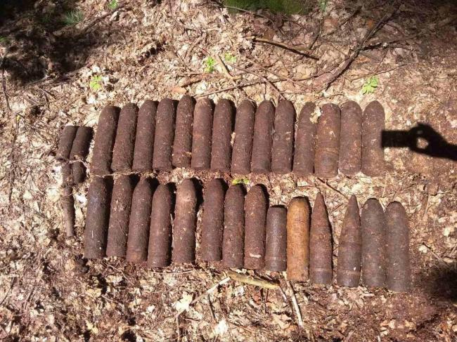Неподалік Решуцька знайшли 33 небезпечних залізяки