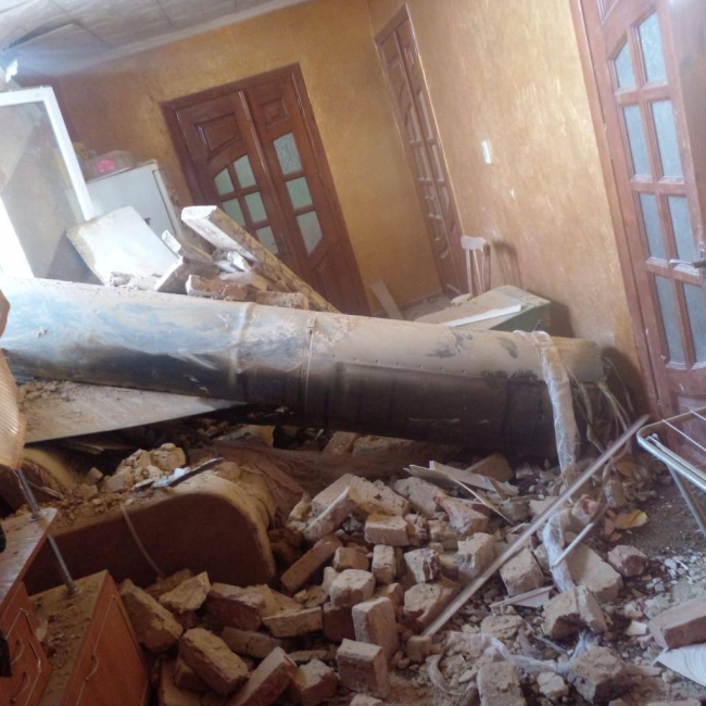 На Франківщині ракета влетіла у будинок та чудом не вибухнула, а інша – знищила житло (ФОТО)