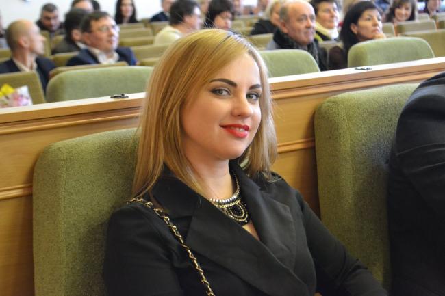 Журналістка Вікторія Мамотюк. Фото - прес-служби Рівненської облради
