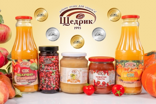 Під час оцінювання наосліп продукцію «Щедрика» визнали кращою в Україні