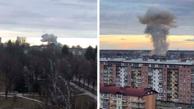 По аеропорту в Житомирі було завдано ракетного удару з боку Білорусі
