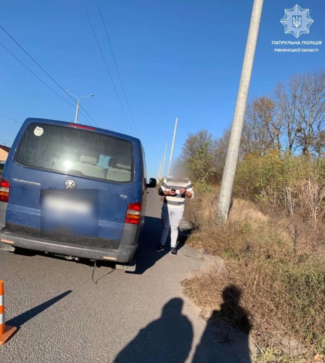 «Політ» п`яного водія зупинили патрульні