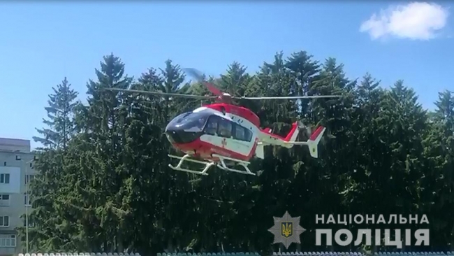 Пораненого на Житомирщині хлопчика доправили до Києва гелікоптером з Рівненщини