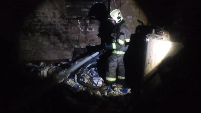 Пожежа у Люхчі: раптово загорілась прибудова до зерносховища