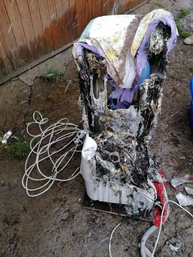 Пожежу в селі Михайлівка ледь не спричинила пральна машина