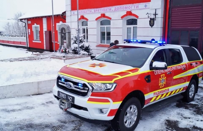 Радивилівські надзвичайники отримали нове аварійно-рятувальне авто