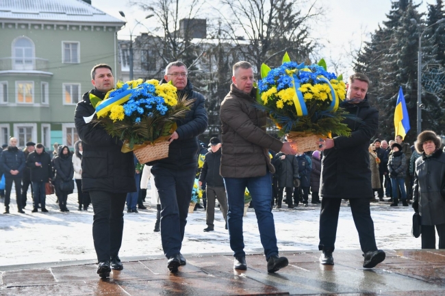 Рівняни відзначають День Соборності України (ВІДЕО)