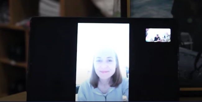 Рівнянка побралася з коханим воїном через Skype 