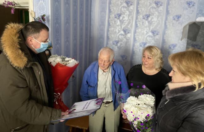 Сарненчанин відзначив свій 100-й день народження