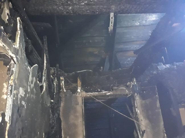 У будинку згоріли дві кімнати
