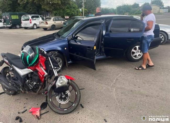 У двох районах травмувались троє мотоциклістів 