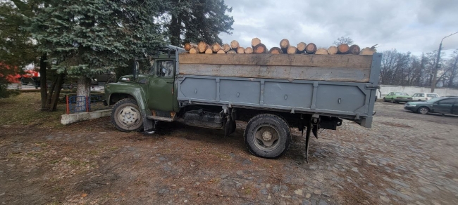 Молодий водій на Рівненщині перевозив купу незаконної деревини