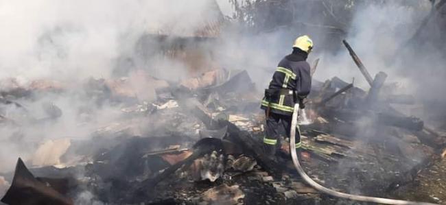 У Вовковиях вогонь ледве не знищив селянам дім 