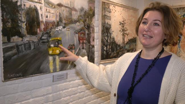 В «Євро-Арті» відкрили виставку журналістки, яка стала художницею
