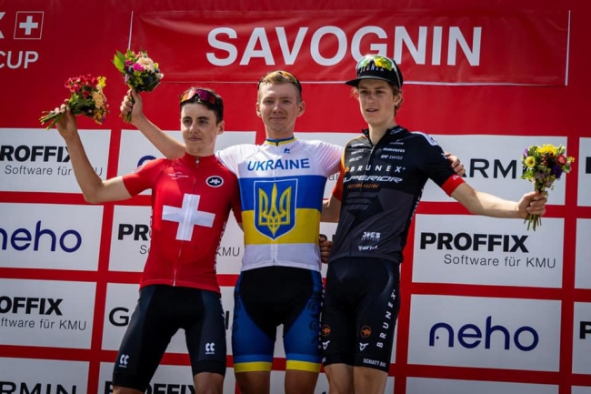 Велогонщик Олександр Гудима випередив усіх у Швейцарії