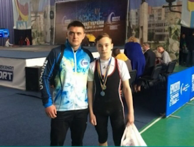 Виборов золоту медаль чемпіонату України з важкої атлетики