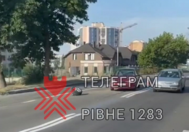 Скріншот з відео телеграм-каналу Рівне 1283
