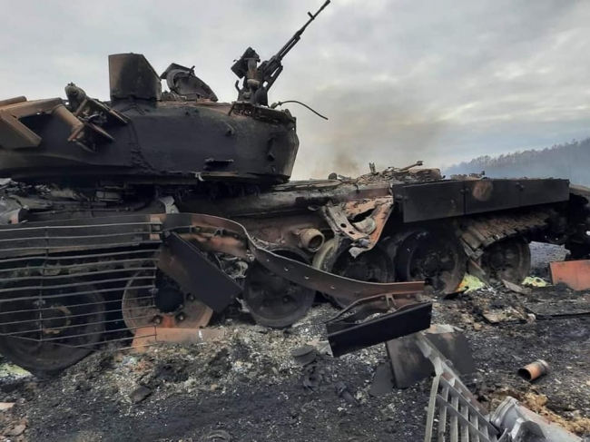 Військовики знищили танкову роту росіян 