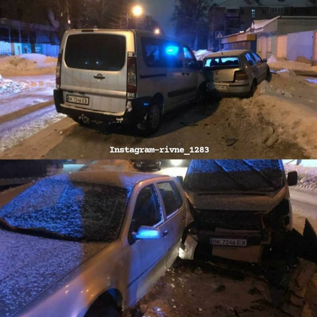 Рівненський водій напідпитку «розніс» три припарковані авто