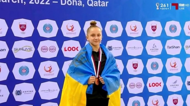 Завдяки 15-річній гімнастці зі Здолбунівщини на Кубку світу двічі пролунав гімн України