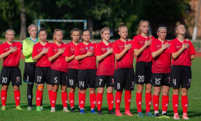 Жіноча команда «Вереса» очолила турнірну таблицю Першої ліги